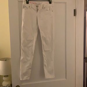 Lilly pulitzer white worth skinny jean size 0